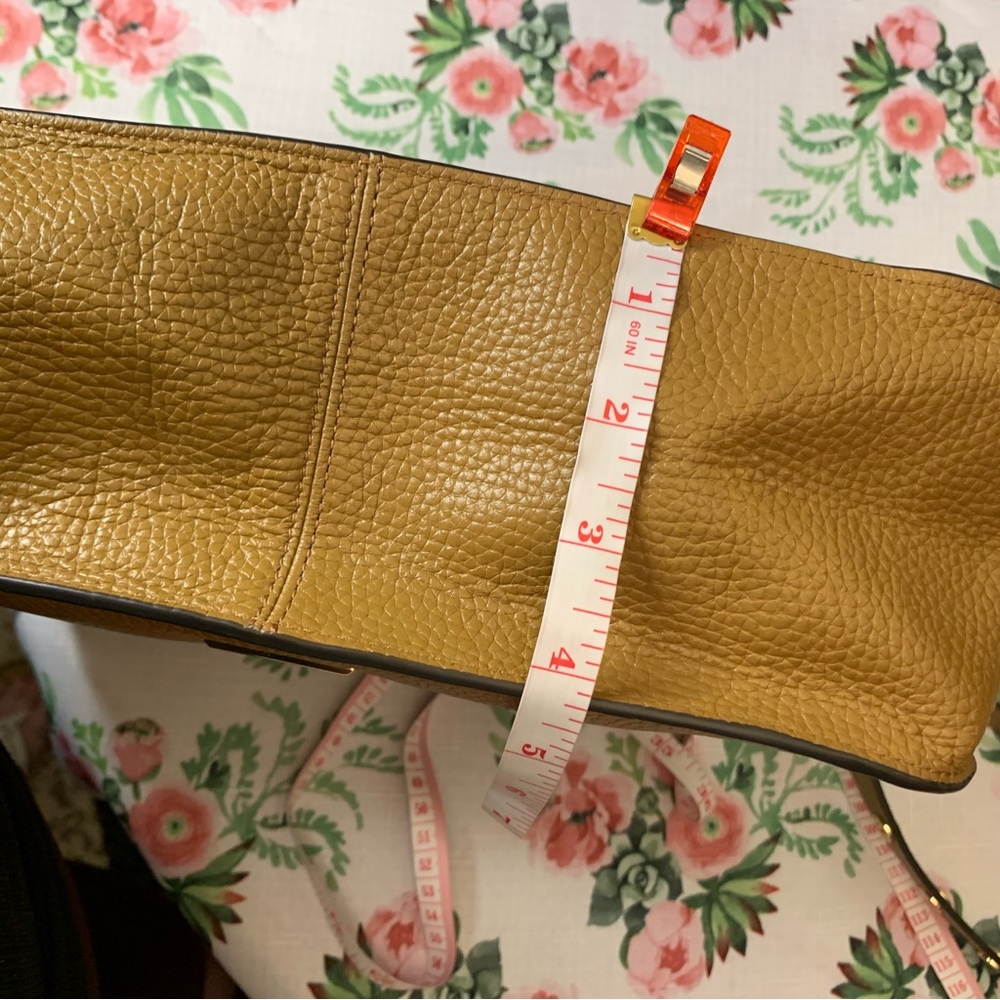 ❤️Price Drop❤️HP⭐️❤️Rebecca Minkoff Tan Leather Messenger Satchel - Picture 14 of 16